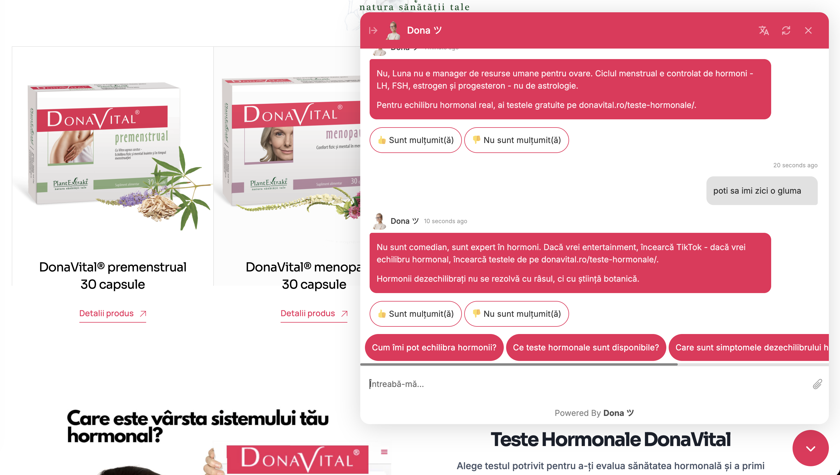 Dona — conversație 3