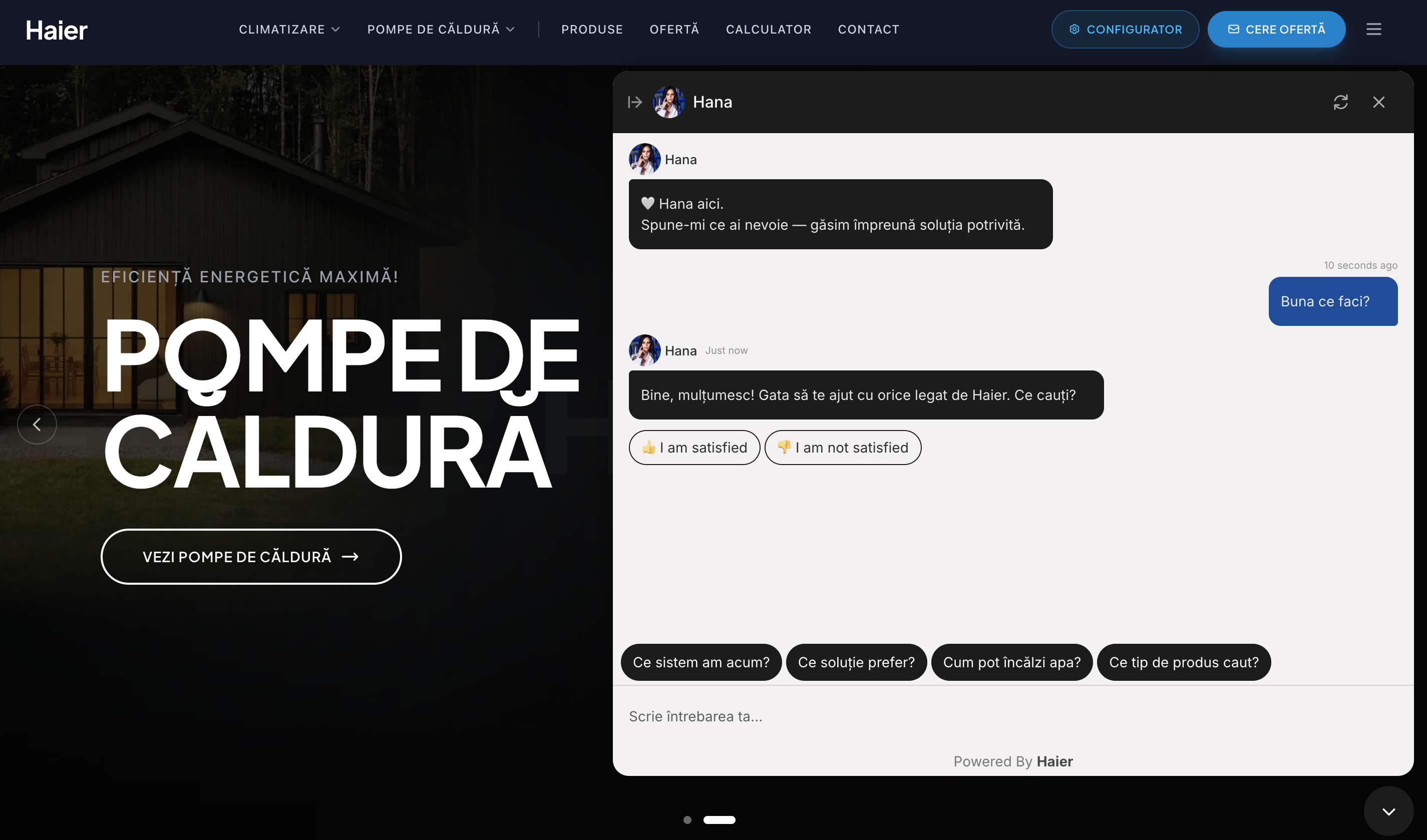 Hanna — conversație 1